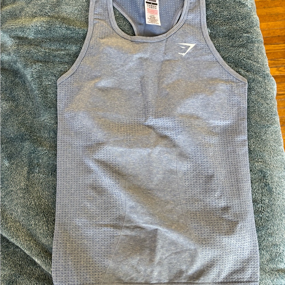 Women’s Gymshark light blue Athletic Tank Top